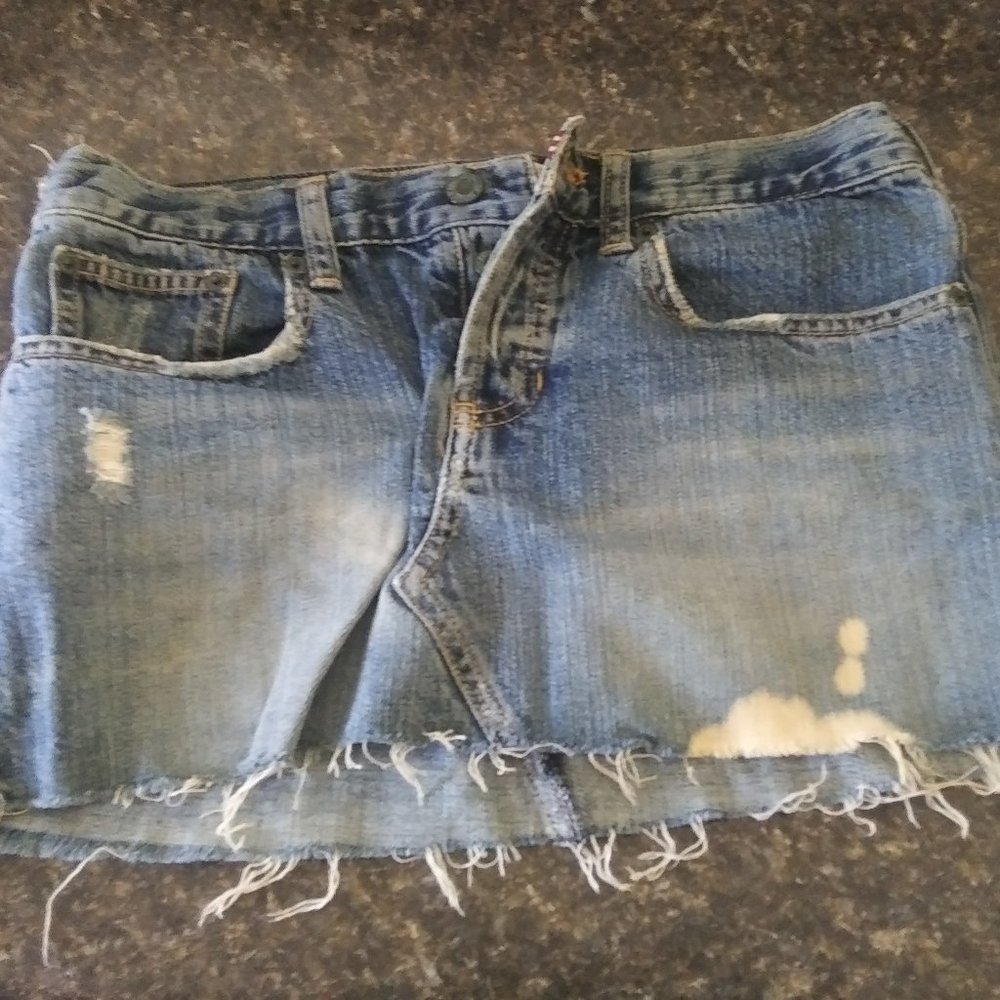 Abercrombie and Fitch jean mini skirt